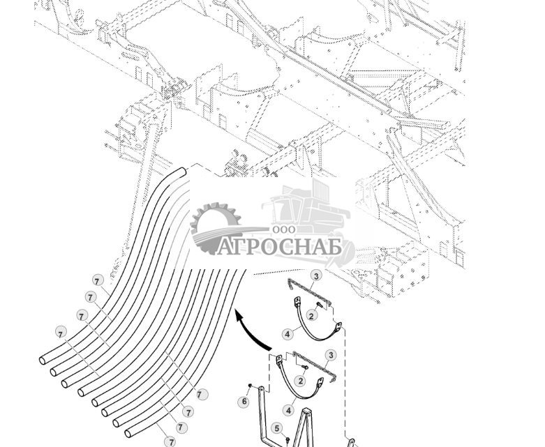 Brackets and Primary Hoses to Cart, C850 - ST903975 109.jpg